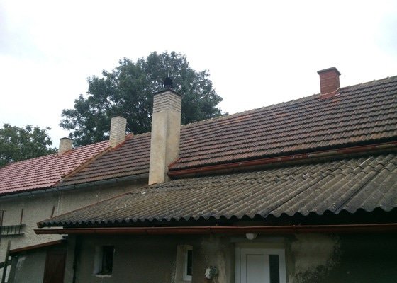 Pokryvačske prace (Rekostrukce střechy typu A cca 150 m2) - stav před realizací