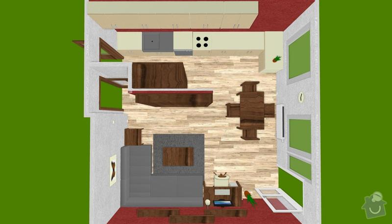 Rekonstrukce kuchyně, obýváku a chodby: prehled3