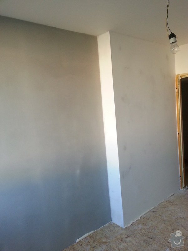 Odhlučnění stěny, nová podlaha, štukování: 20140828_175727
