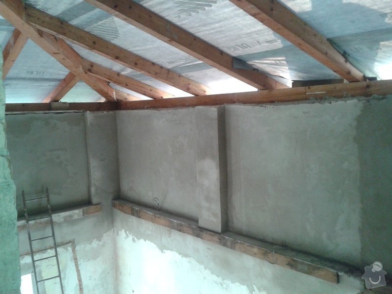 Rekonstrukce stanové střechy rodinného domu: 20140805_184131