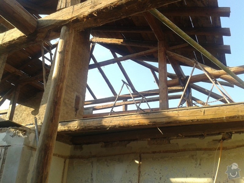 Rekonstrukce stanové střechy rodinného domu: 20140707_184920