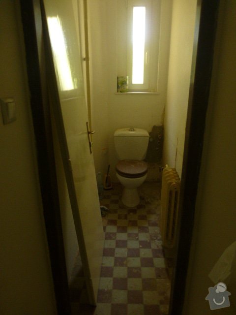 Výmalba 4 místností: WC