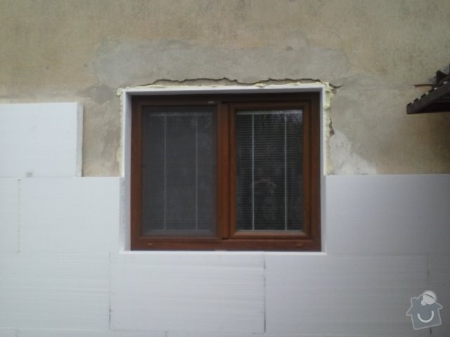 Montáž oken a zateplení fasády RD: CAM00760