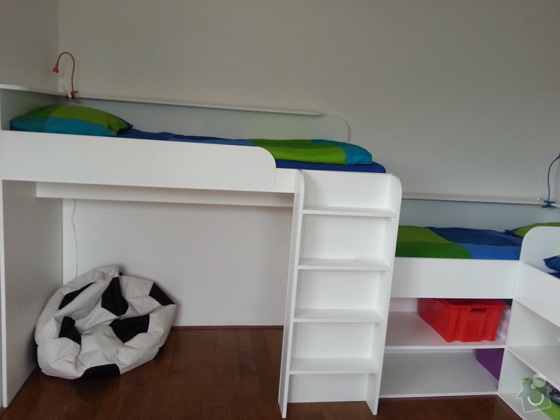 Dětský pokoj - postele pro tři děti: 20140901_141324