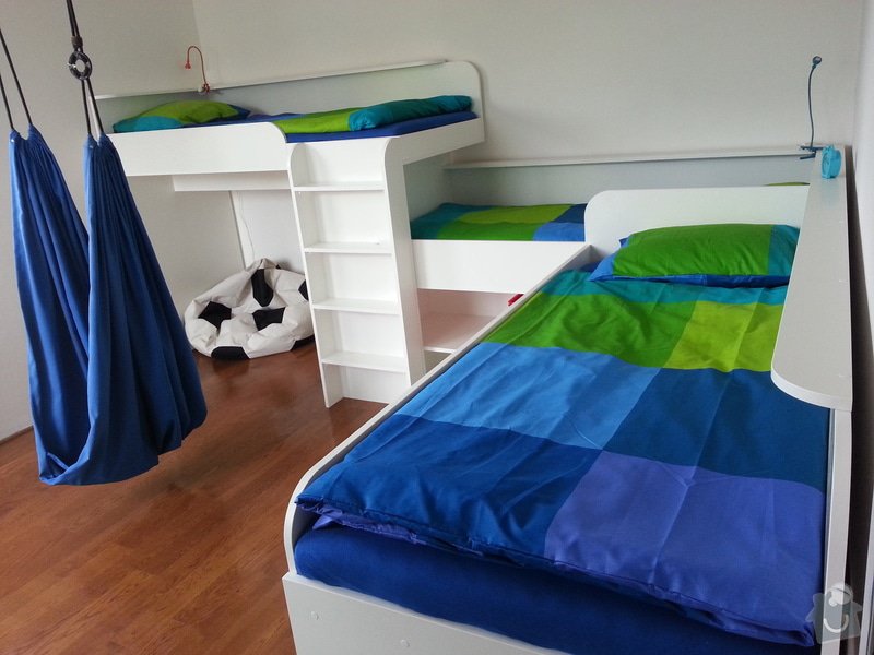 Dětský pokoj - postele pro tři děti: 20140901_141247