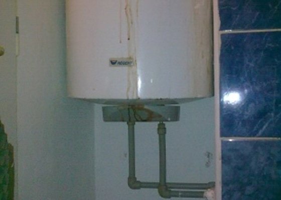 Instalatérské práce-výměna starého bojleru za nový+rozvody vody+drobné elektro