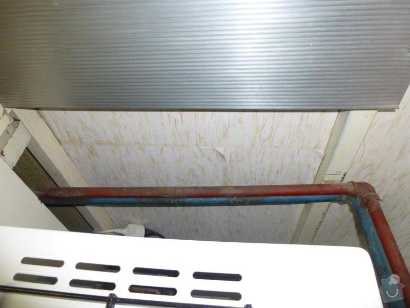 Výměna kovového ležatého rozvodu vody v panelovém bytě. : P1060145