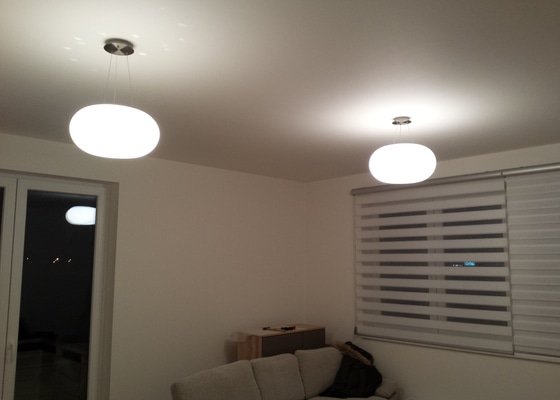 Montáž a zapojení stropního osvětlení v bytě