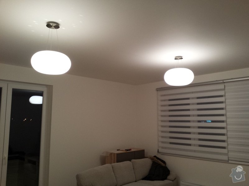 Montáž a zapojení stropního osvětlení v bytě: 20150121_183429