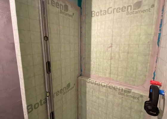 Obklady a dlažba koupelny panelového domu