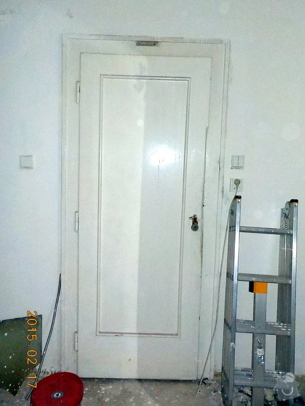Natěr vnitřnich dveří bytu: 3-050