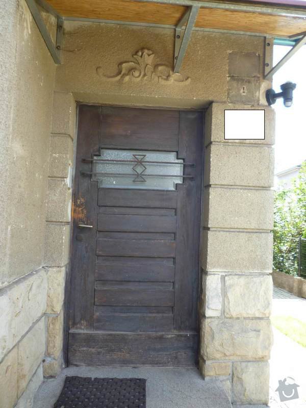 Repas dřevěných vchodových dveří: dvere