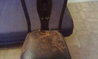 Restaurační práce - starožitné židle - stav před realizací