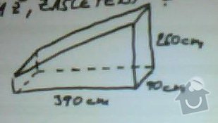 Sádrokartonové příčky do prostoru pod schody cca 4m2: nacrt