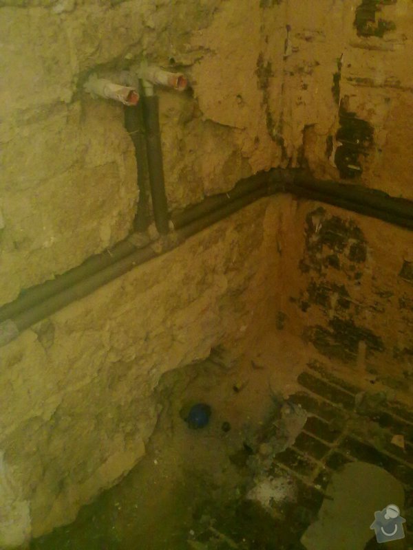 Rekonstrukce koupelny v chalupě: podzim_2014_prace_008