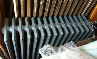 Renovace litinových radiátorů - stav před realizací