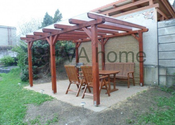 Pergola 3x5 m - stav před realizací