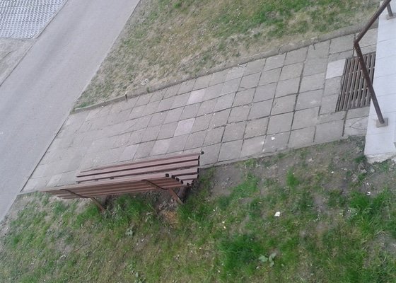 Oprava chodníku 10m2 - stav před realizací