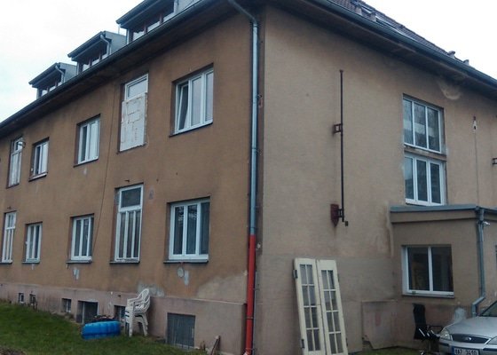 Zateplení fasády bytového domu