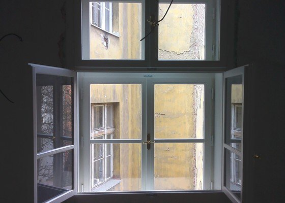 Špaletová okna - stav před realizací