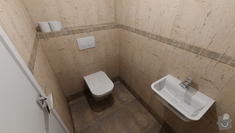 Obkladačské práce koupelna + wc cca 10m2 podlahové plochy: Kuliskova_wc_Khadi_var1_2