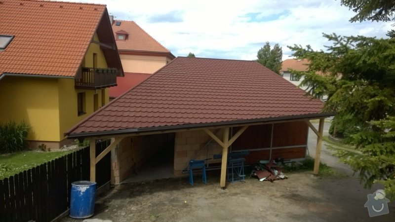 Zhotovení střechy dvougaráže: 2015-06-01_14.05.42