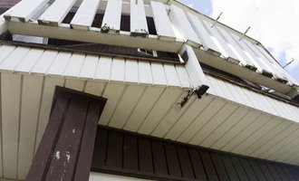 Dřevostavba - renovace balkónu - stav před realizací