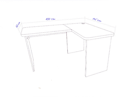 Výroba psacího stolu