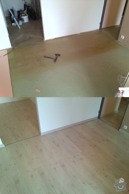 Položení laminátové podlahy (cca 40m2): seb1