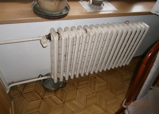 Oprava teplovodního topení - stav před realizací