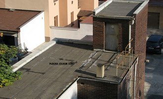 Oprava ploché střechy  - stav před realizací