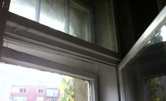 Oprava oken - stav před realizací