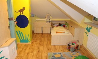 Kuchyň a dětské pokoje