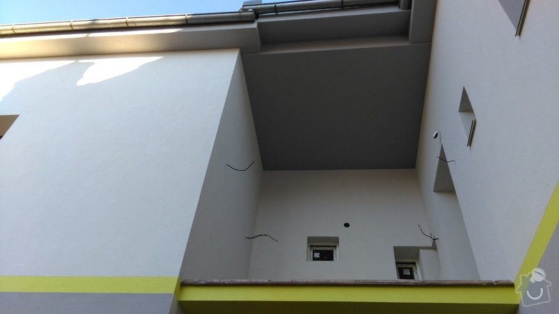Zateplení fasády části bytového domu: IMAG0655