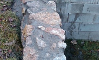 Dostavba kamenné zídky