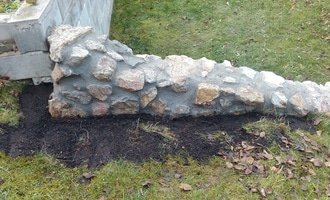 Dostavba kamenné zídky