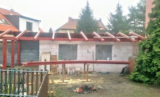 Výroba a montáž sedlové střechy