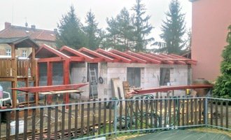 Výroba a montáž sedlové střechy