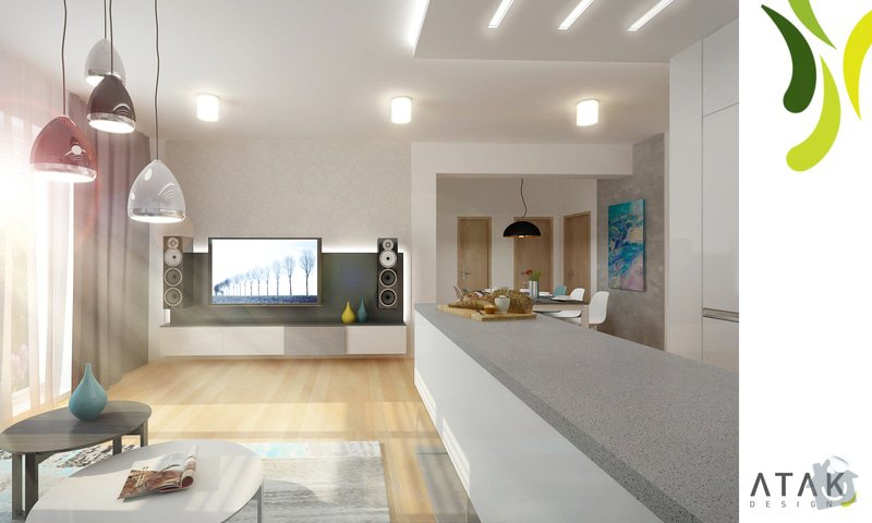 Montáž osvětlení v obývacím pokoji: vizualizace_3