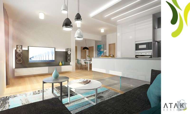 Montáž osvětlení v obývacím pokoji: vizualizace_4