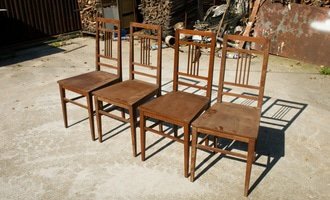 Restaurování mahagonových židlí