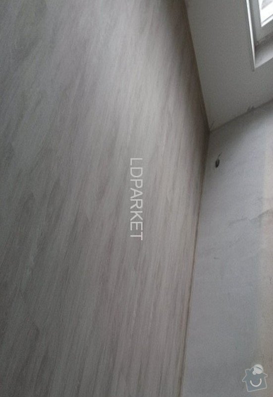 Podlahářské práce, cca 50m2,vyrovnání podlahy a položení lepeného vinylu.: 20160118_153735