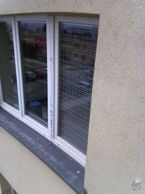 Síť na balkon (okno) pro kočky: prace_006