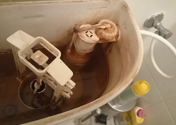 Výměnu/opravu plovákového ventilu na WC 
