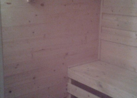 Sauna a rekonstrukce