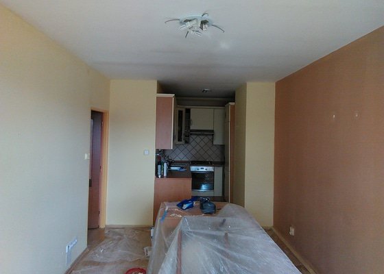 Vymalování jedné místnosti s kk v panelovém domě