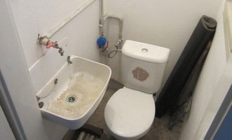 Úprava WC na technickou místnost - stav před realizací
