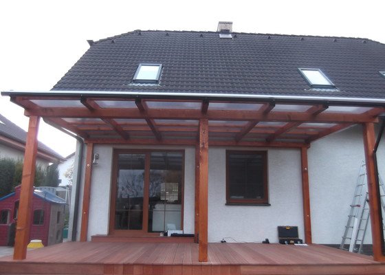 Pergola - stav před realizací